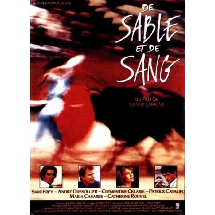 De Sable et de Sang - 1987 - Sami Frey - 116x158cm - AFFICHE