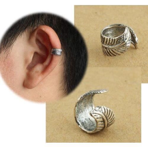 Boucles D'Oreilles à Clip Sans Perçage - Fausses Boucles Pour Cartilage, Légeres Et Élégantes - Argent Ou Or