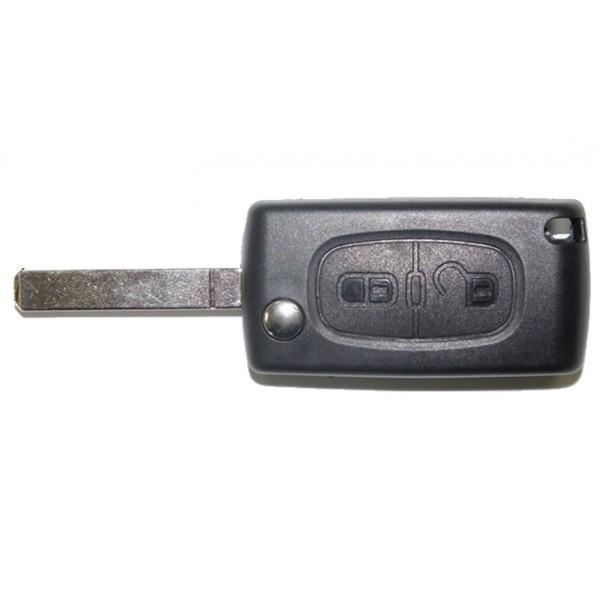 Coque de clé plip 2 boutons Peugeot CE0523