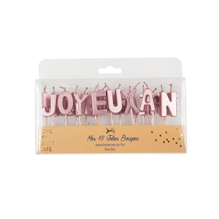 Bougie Anniversaire Lettre Cdiscount