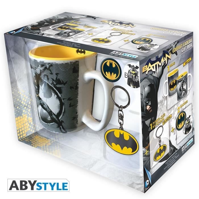 DC COMICS Coffret cadeau Batman mug   porte-clés   badges - Cdiscount ...