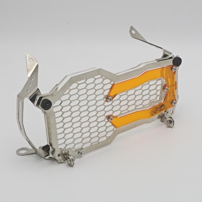 Grille De Protection Pour Phares De Moto Ducati DesertX 2022-2023 - En Aluminium Noir, Anti-chocs Et Rayures