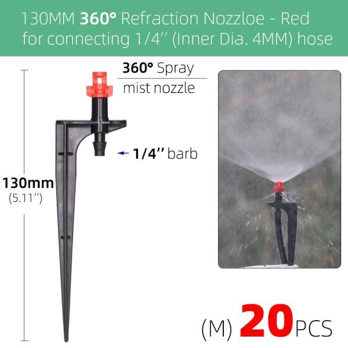 Lot De 100 Buses De Brumisation Réglables En Laiton Pour Arrosage De