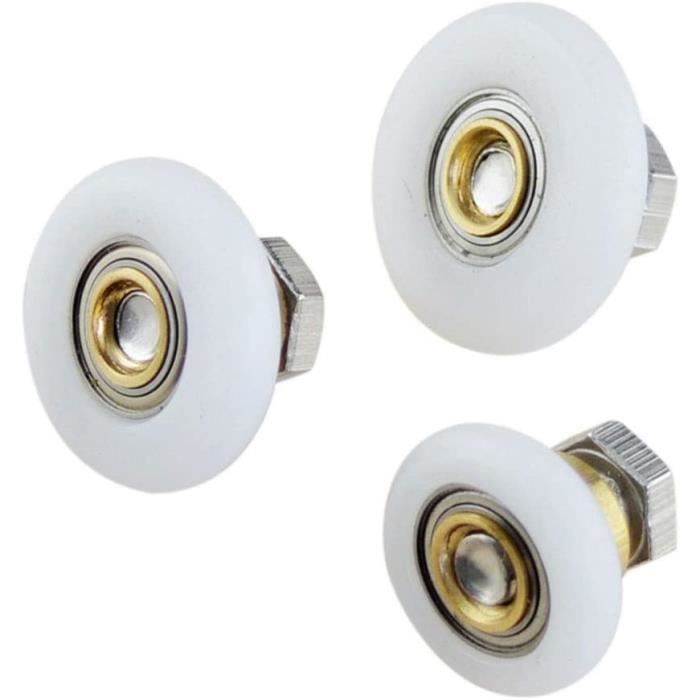 Roulettes Nylon 60mm - Lot De 4 - Usinées Précision - Pour Portes Coulissantes Et Mécanismes - Fabriqué UE