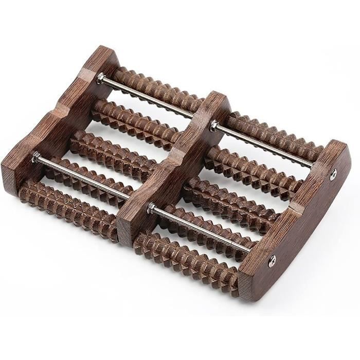 Rouleau De Massage Pieds Double - Acupression Portable Pour Fasciite Plantaire, Maison & Bureau - Violet/Ver
