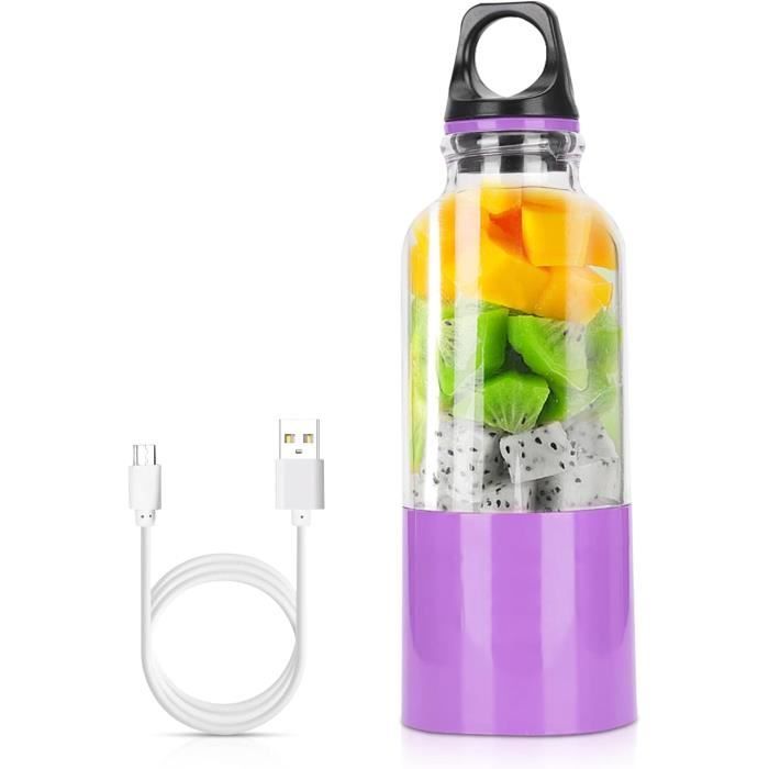 Mixeur Smoothie Blender Portable - 500Ml Blender Mixeur Pour Smoothies