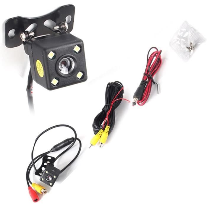 Caméra De Recul Latérale Sans Perçage - IP68 étanche - Vision Nocturne Et Angle 120° - Pour Voiture 12V