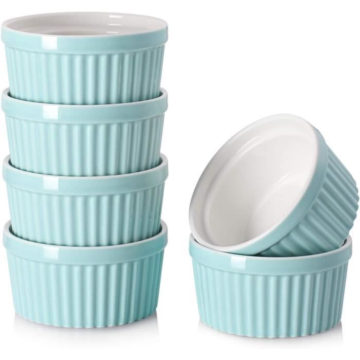 Set Apéritif 3 Ramequins Céramique + Plateau Bambou - Noir - Secret De Gourmet