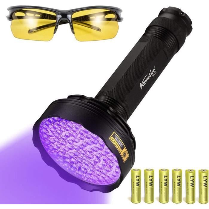 Kit UV Leak Savers – 6 Flacons + Lumière UV + Lunettes – Pour Fuites Injection Directe