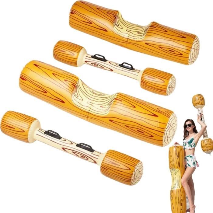 QPAU Flotteur de piscine pour enfants avec canon à eau, jouets gonflables extra épais de 0