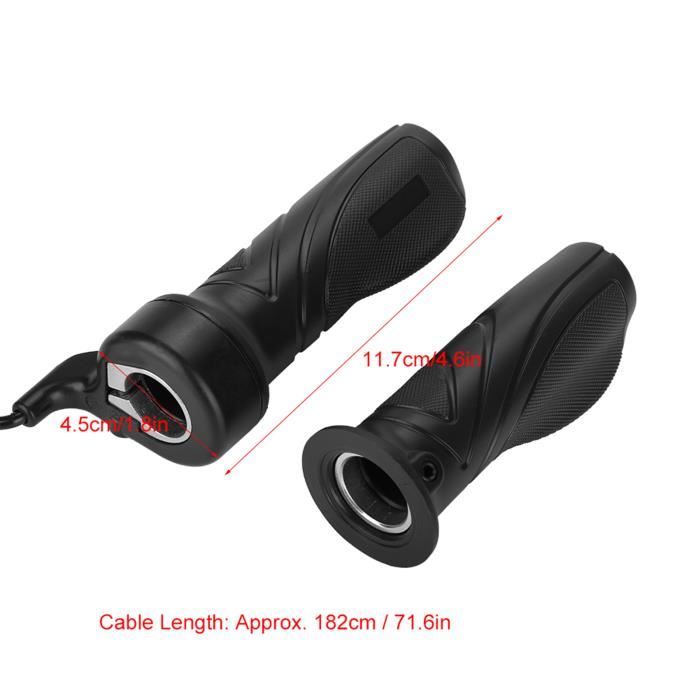 Poignée d'accélérateur à torsion complète pour vélo, poignées de scooter électri