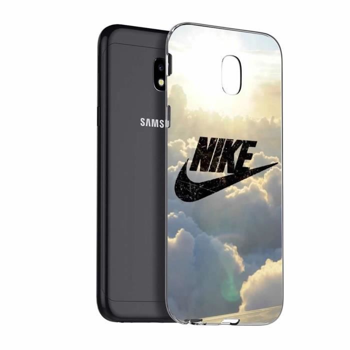 Coque Pour Samsung Galaxy J3 17 Sm J330f Sky Nike Design Souple Tpu Silicone Cdiscount Telephonie