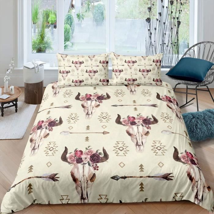 Lot De 2 Couchettes Cherokee - Motif Crâne Et Plaid - Différentes Tailles - Neuf Avec étiquette