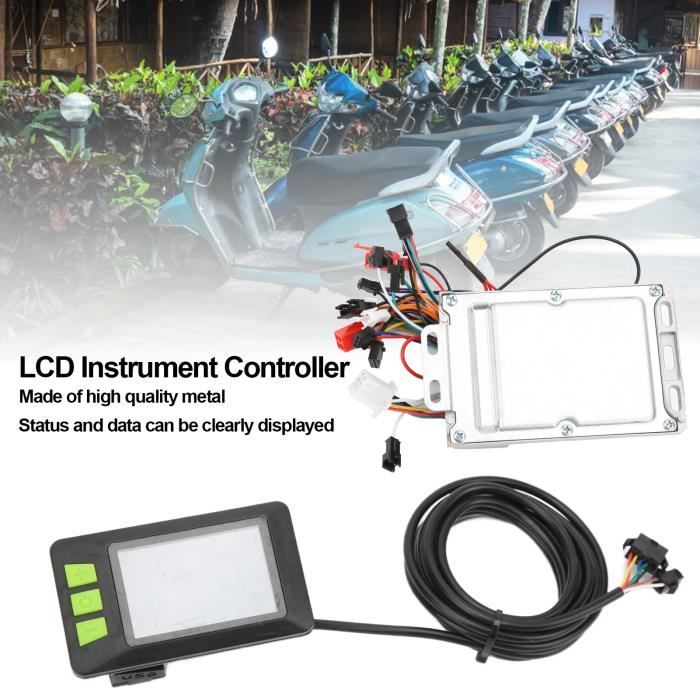 Contrôleur De Moteur Sans Balais 5X 36V-48V 350W Avec écran LCD Et Accelerateur Au Pouce Pour Velos Electriques Et Scooters~p143252445