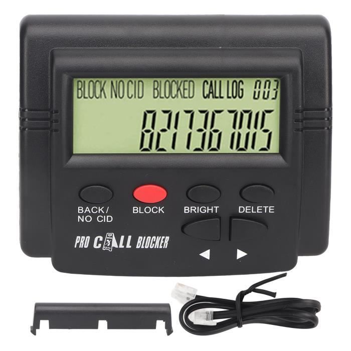 SAL Bloqueur d'appels Bloqueur D'appel, Bote D'identification de L'appelant Bloqueur de Téléphone, Dispositif gps tel 7611346455008