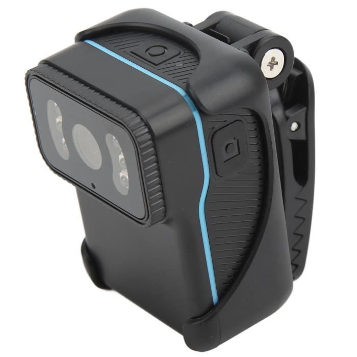Caméra Portable WiFi - Enregistreur Vidéo HD 1080P 2MP - Batterie 900 MAh (3h) - Point D'accès WiFi, Visionnage En Direct - Pour Interviews, Réunions, Sport - Montage Sur Trépied Ou Sac