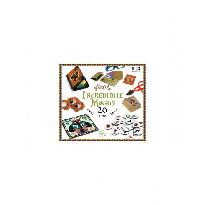 Coffret de magie pour enfant - DJECO - Fabuloso magus - 20 tours - Accessoires et livret dexplications inclus