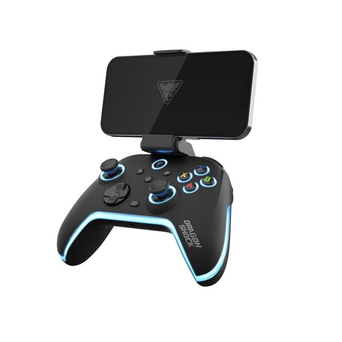 Manette de jeu DragonShock AURORA PLUS Sans fil Support téléphone RGB personnalisable