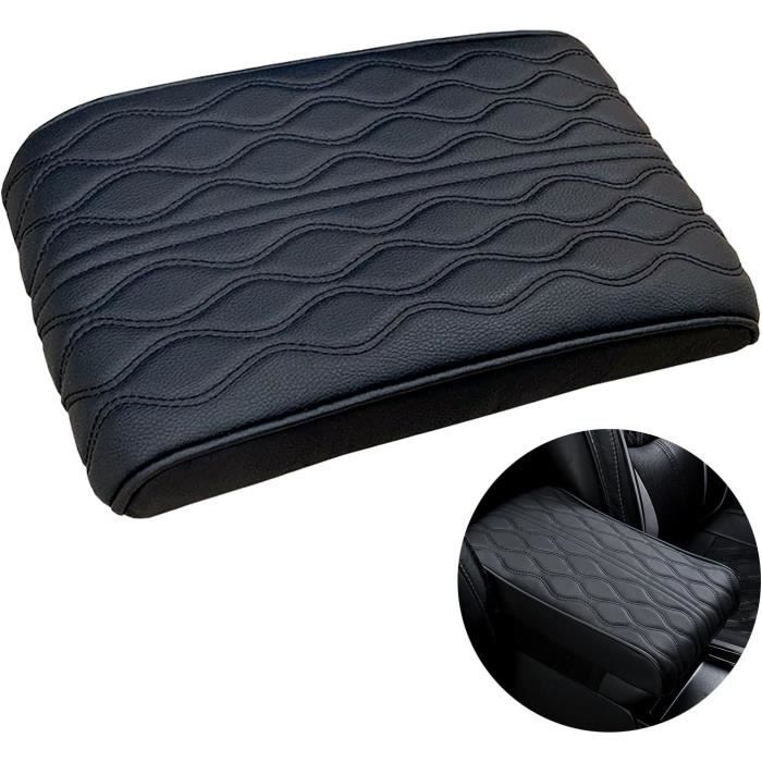 Housse De Protection Cuir Noir Pour Accoudoir Console Centrale RAV4 2006-2012 - Confort Et Élégance