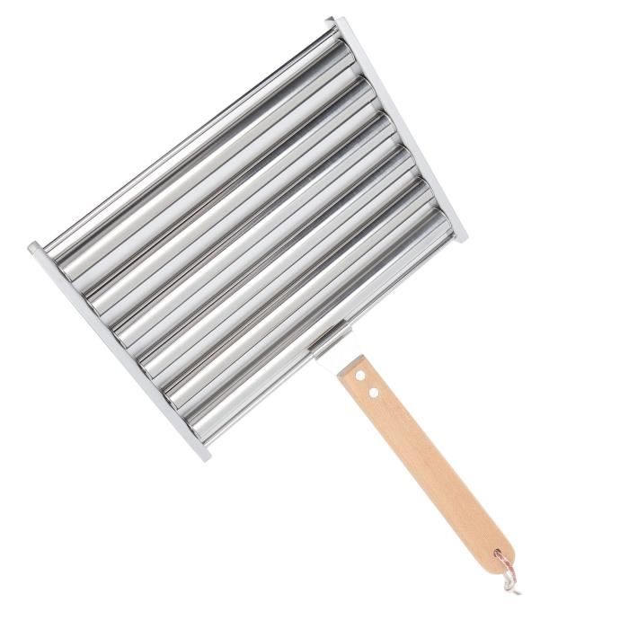 Lot De 4 Supports à Tacos En Acier Inox 304 - Avec Poignées - Porte-Tacos/Tortillas/Hot-Dogs - Lavable Au Lave-Vaisselle