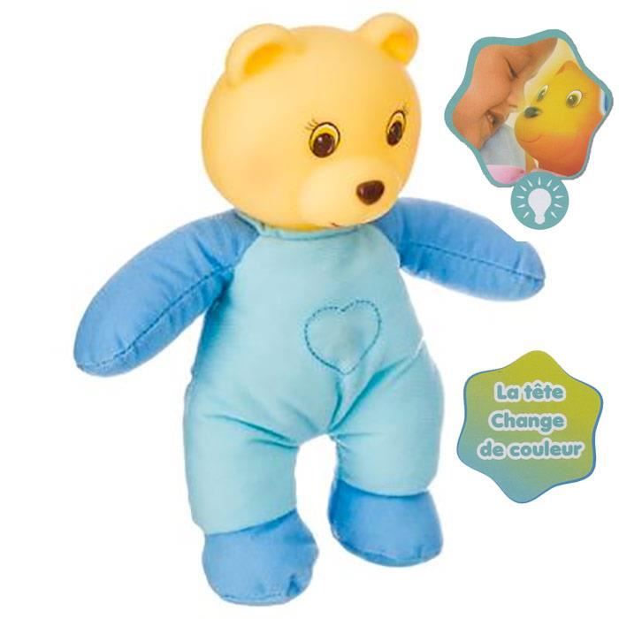 Veilleuse Peluche Doudou Change De Couleur Ourson Cdiscount Jeux Jouets