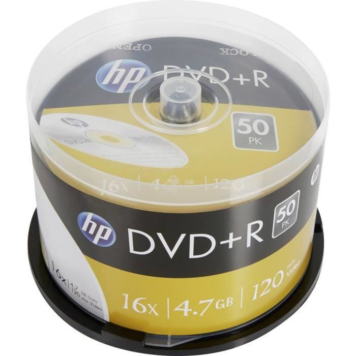 DVD+R 4.7Go 16x 50 pièces en cake box - vue 2