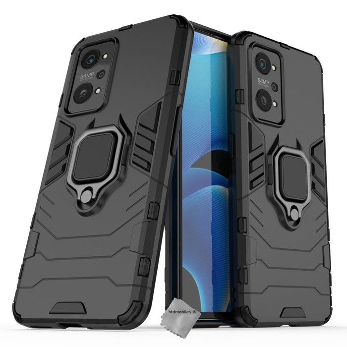 Stylische PU-Leder Flip Hülle Für Realme GT Neo 3T/GT 2/GT Neo 2 – Mit Kartenfach, Ständerfunktion & Magnetverschluss, Schwarz