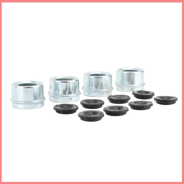 WATERBELINE – Lot De 4 Cache-Moyeux Pour Kawasaki KRX1000 (2020-2022) – ABS Noir, Diamètre 61/69 Mm – Réf. 11065-1341