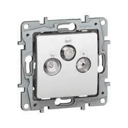 Prise Tv / Radio / Sat Legrand Mosaic™ Complète | Leroy Merlin