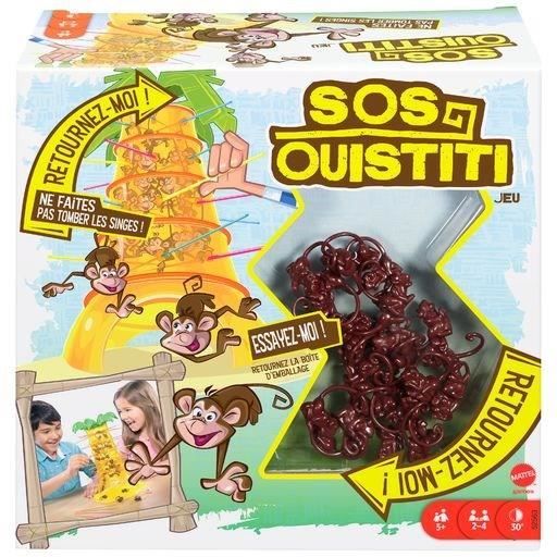 Mattel Games Sos Ouistiti Jeu De Societe Familles 5 Ans Et Cdiscount Jeux Jouets