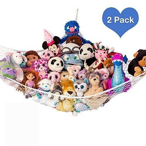 filet de rangement pour jouets filet d'angle ALEOHALTER Hamac à jouets pour animaux en peluche 