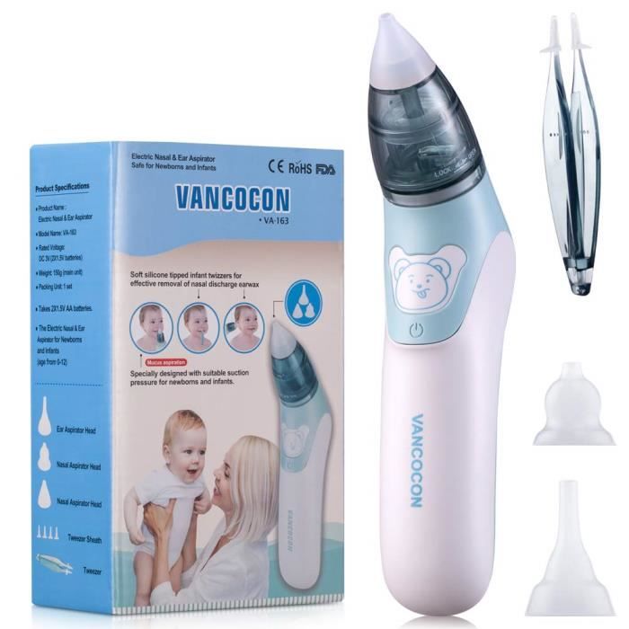 Mouche Bebe Electronique Aspirateur Nasal De Cerumen Electronique Avec 3 Embouts D Aspiration Achat Vente Mouche Bebe Cdiscount