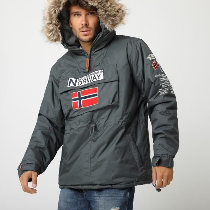 GEOGRAPHICAL NORWAY BUILDING doudoune pour homme Gris - Homme