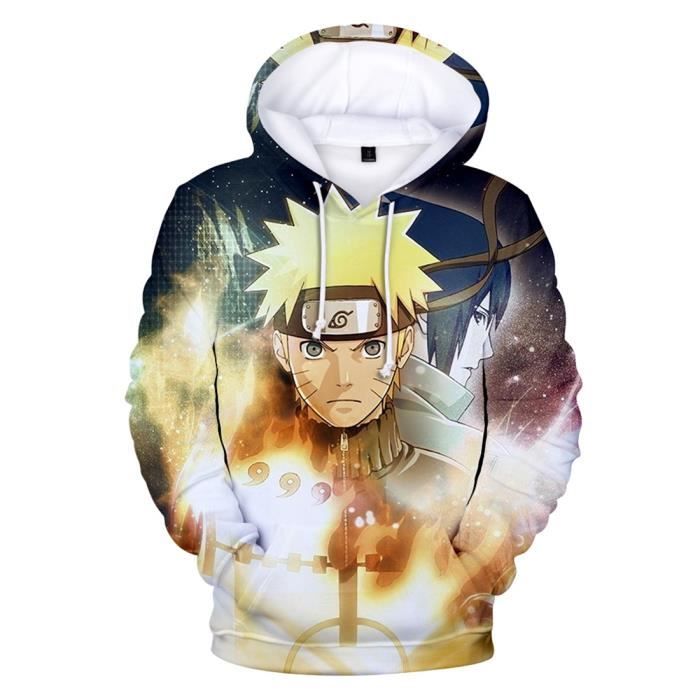 Anime Naruto 0 Naruto Naruto 3D Sweat à capuche Pullover narut Hommes Femmes Pull Sweater