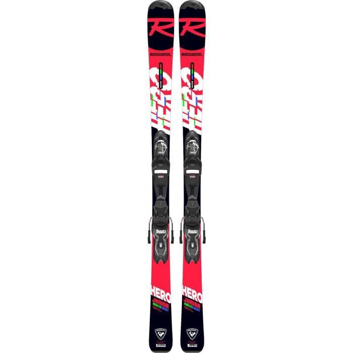 Pack Ski Rossignol Hero Jr Xp Jr + Fixations Xp 7 Gw Blk Garçon