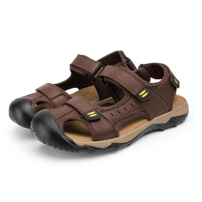 Hommes Sandale Randonnée Sports Bout Fermé Chaussures De Marche En