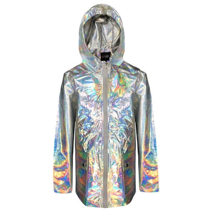 Veste Légère Coupe-vent Pour Fille - Imperméable - Protection Solaire UPF - Fermeture éclair - Printemps/été