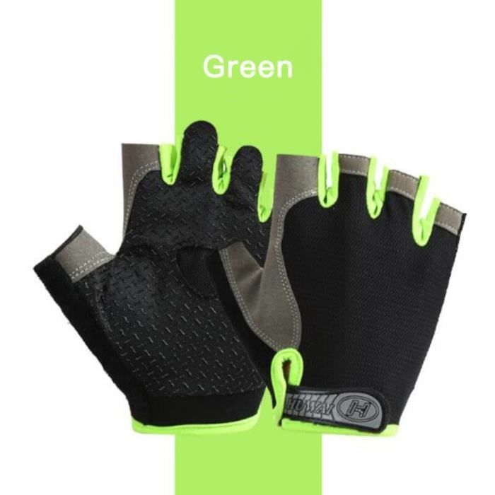 Gants De Vélo Respirants Et Antidérapants - Mitaines Avec Gel Silicone Paume - Taille S à XL - Pour Cyclisme, VTT, Randonnée - Homme Et Femme