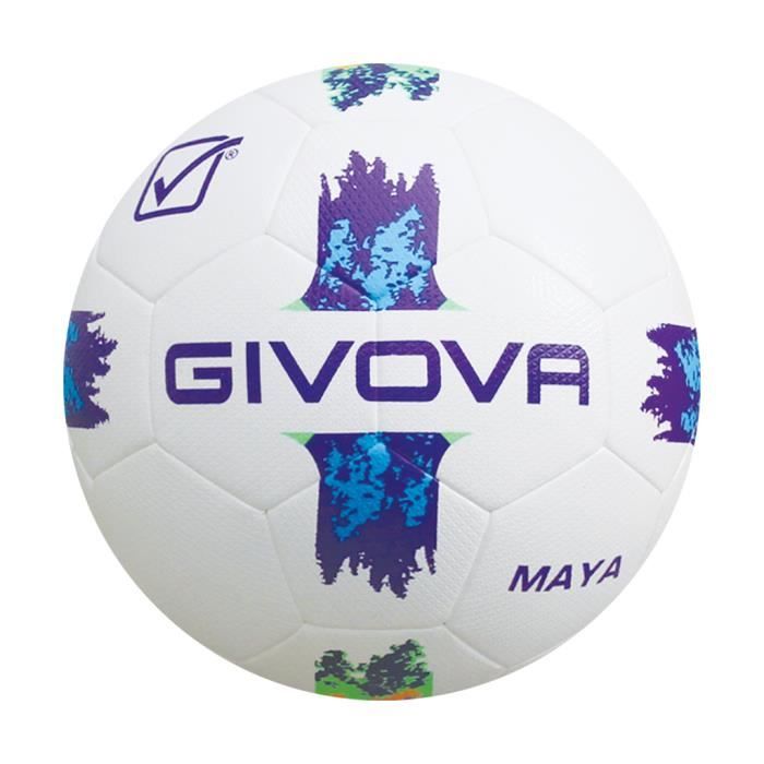 Pallone Da Calcio Givova Match New Maya – Rosso/Nero – Taglia 4 – Ideale Per Allenamenti E Partite