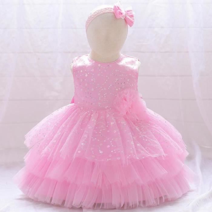 Cfpqv Robe De Princesse En Tulle à Manches Bouffantes Pour Bébé Fille