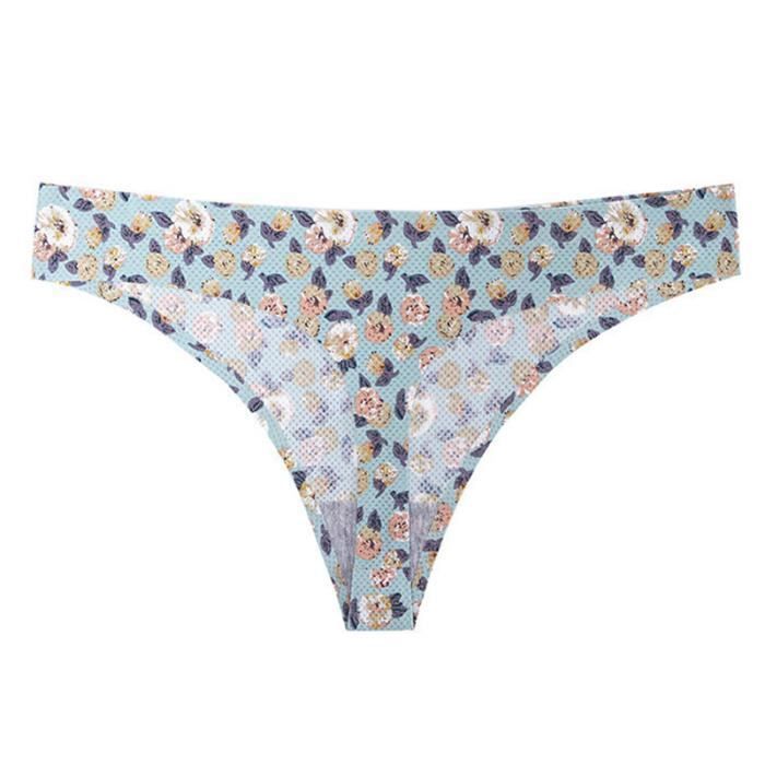 CULOTTE - SLIP 5Pcs Femmes Culottes Lady Sous-vêtements En Coton Or