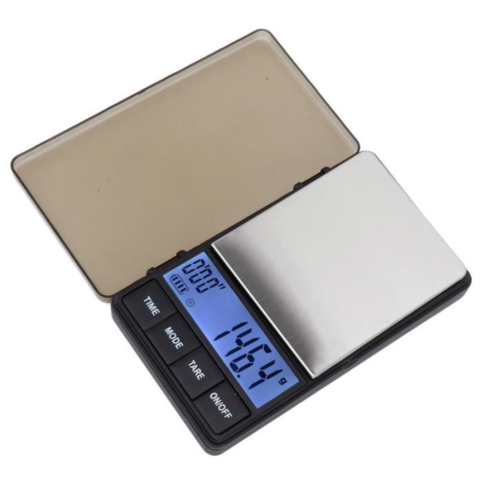 Balance à Café Maestri House - Précision 0,1g - Minuterie Intégrée - Rechargeable USB-C - Portable Et Style (Blanc)