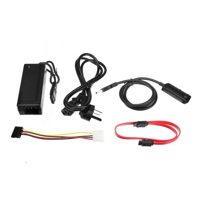 NEUFU Adaptateur Convertisseur Câble SATA / IDE à USB 3.0 Pour Disque Dur  2.5 / 3.5 '' - Cdiscount Informatique