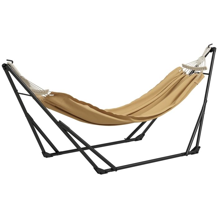 Support avec hamac - Outsunny - pliable 2 en 1