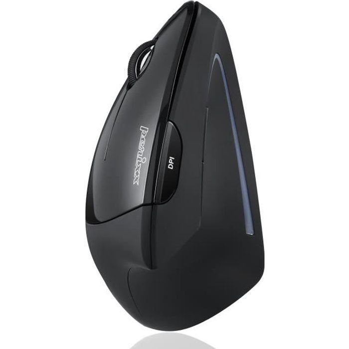 Perixx Perimice Ergonomique Verticale Filaire pour gaucher 6 Boutons Prévention des TMS - vue 2