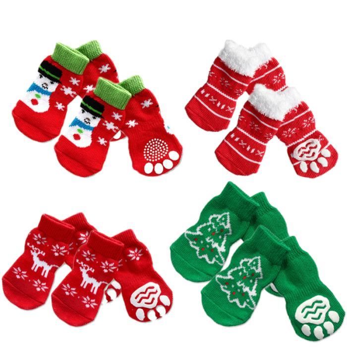 Lot De 4 Paires De Chaussettes En Coton Antiderapantes Pour Chat Chien Protection Des Pattes Guetres Chaussures Chaussettes Achat Vente Protection Des Pattes Lot De 4 Paires De Cdiscount