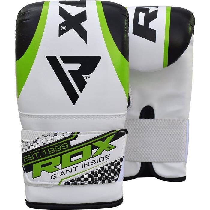 Gants De Boxe RDX Femme 8 Oz Motif Fleur - Noir - MMA Muay Thai Entrainement