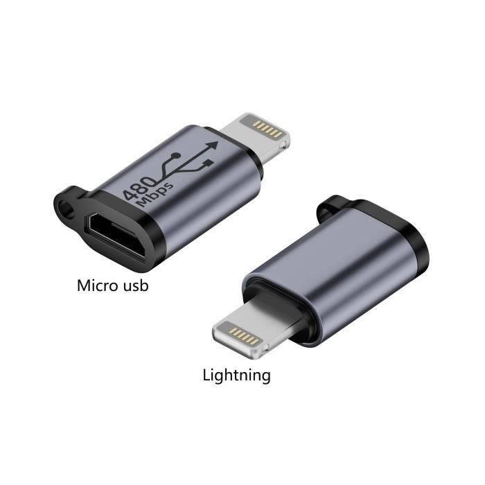 Adaptateur USB Type C vers Pluie vers Micro vers Mini USB Femelle