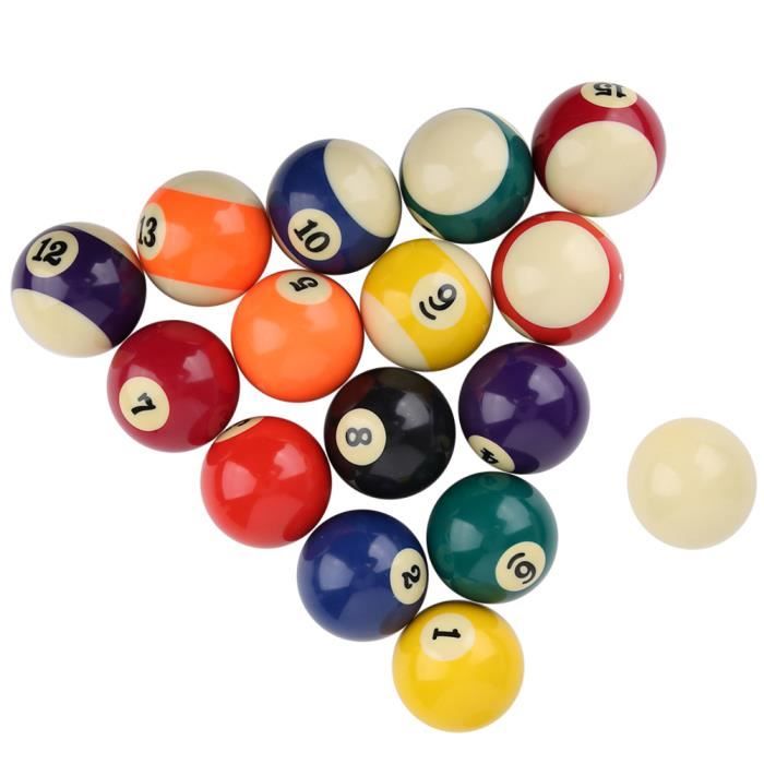 SALALIS Ensemble de boules de billard professionnel Kit Complet de