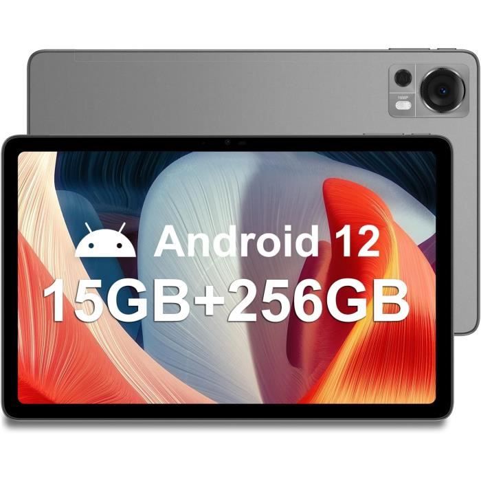 Tablette 11 Pouces Android 13, 16Go 256Go (1To TF), 2K 2000 x 1200 IPS 4 Intervenants, Chargement Rapide 18W, Tablette Tactile avec GPS, 5G Wi-Fi, 8600mAh, 3 Caméras, avec Clavier Souris, Café